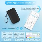 JADENS Label Maker Machine with Tape, D110 Portable Bluetooth Label Printer for Storage, Shipping, Barcode, Mailing, Office, Home, Organizing, Sticker Maker Mini Label Maker with Multiple Templates - Image 2